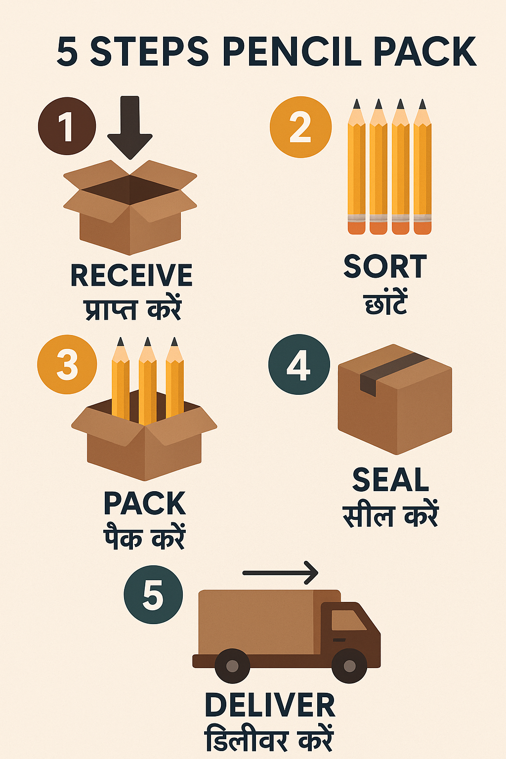 पैकिंग प्रक्रिया